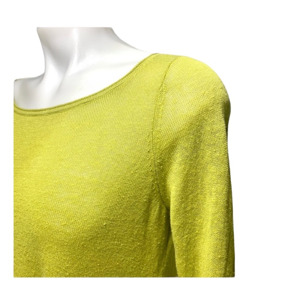 Eileen Fisher Organic Linen Oversized Top NWOT Blouse XS Sweater - Picture 4 of 8
